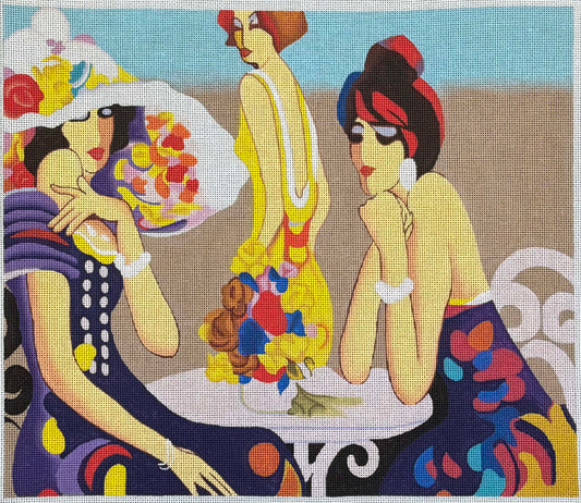 Art Reproduction of Three Ladies Inspired by Maimon