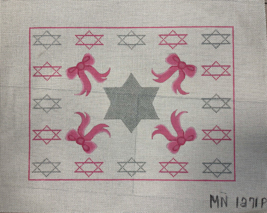 Star and Pink Bows Tallit