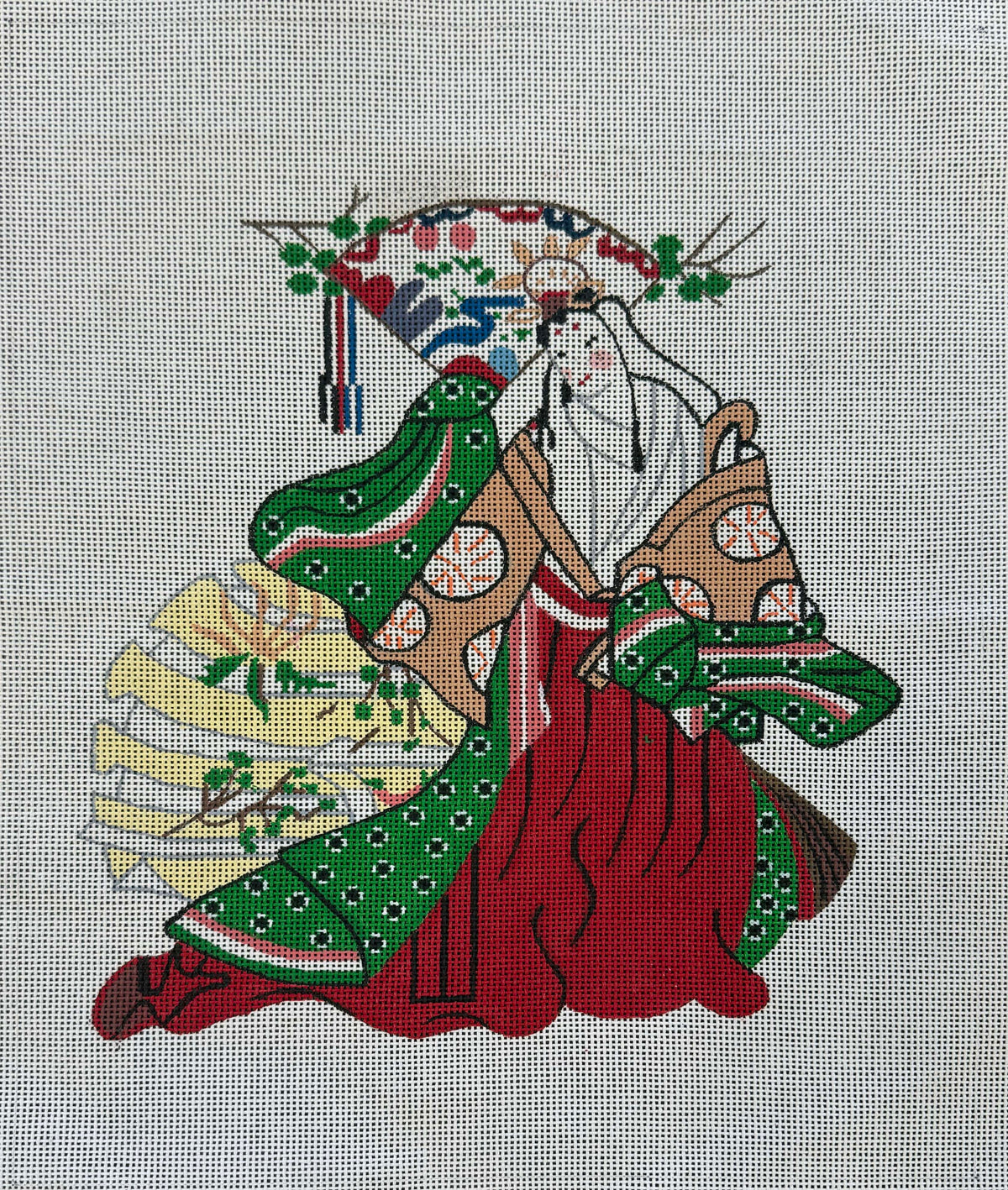 Vintage Canvas - Japanese Geisha Lady