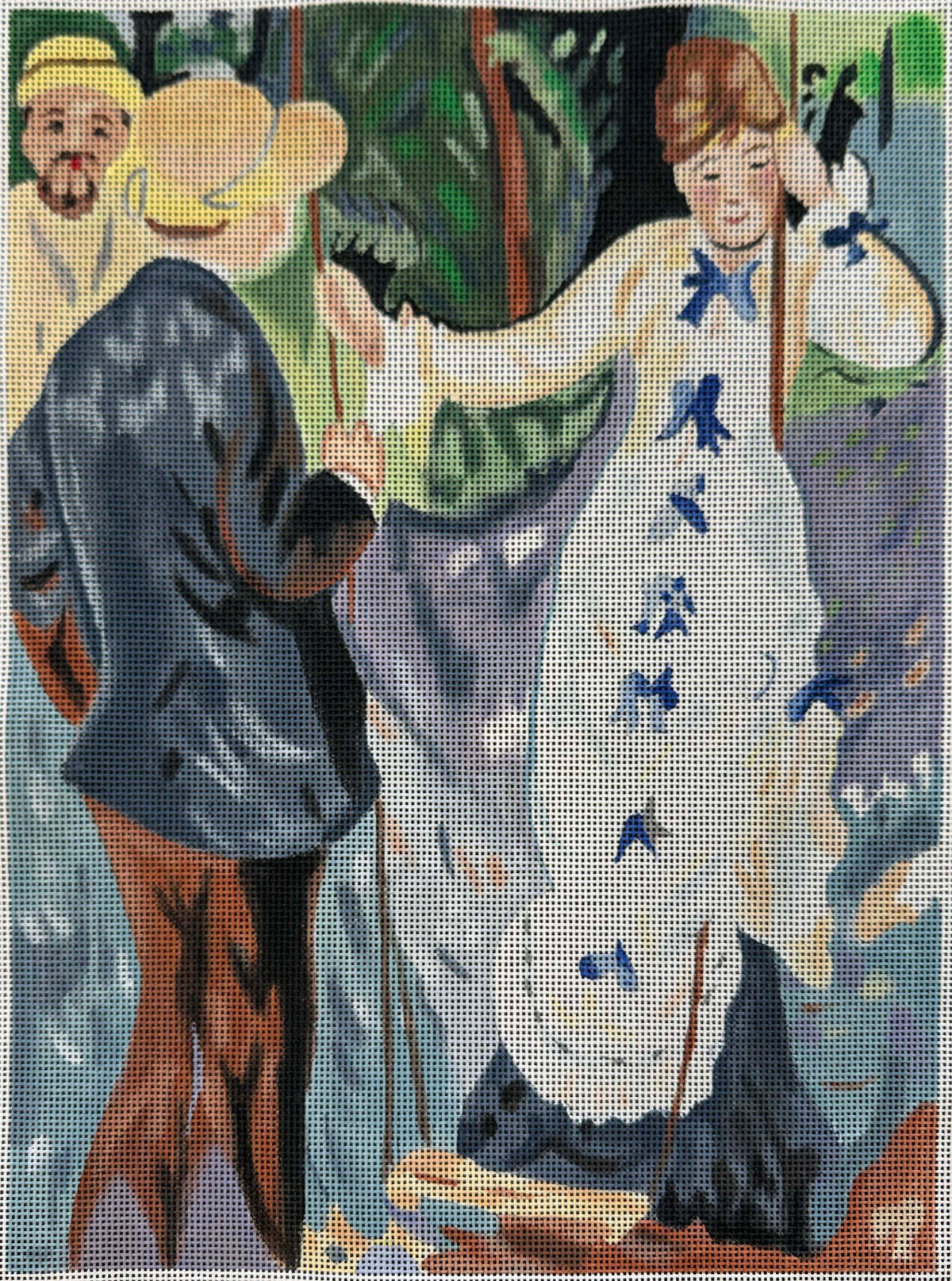 Art Adaption of The Swing (La Balançoire) by Renoir