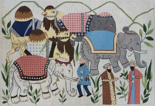 Vintage Canvas - Elephants and Camels