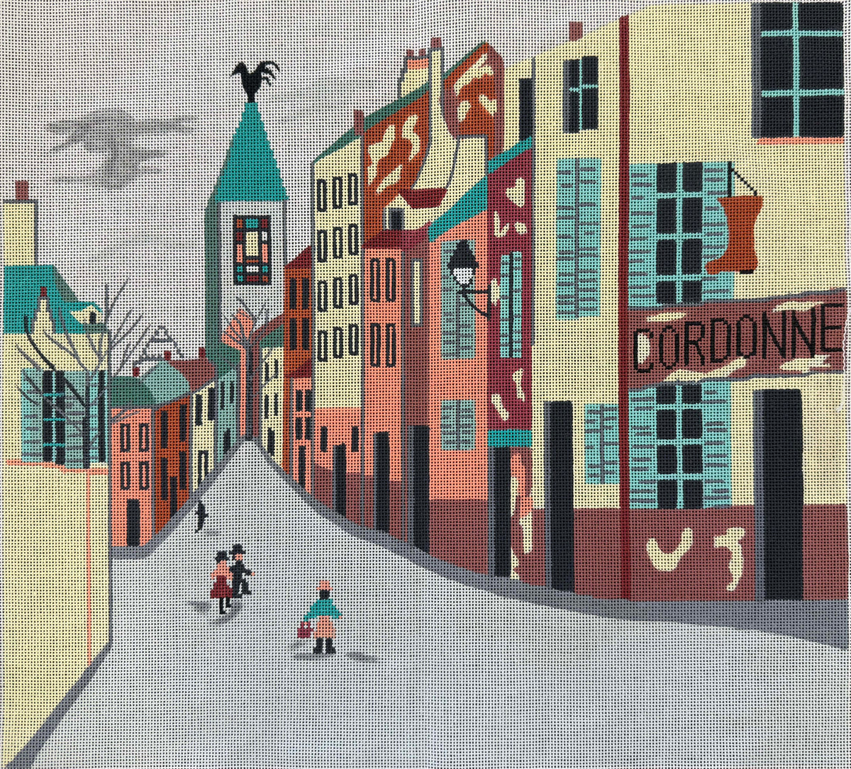 City Streets - Handpainted