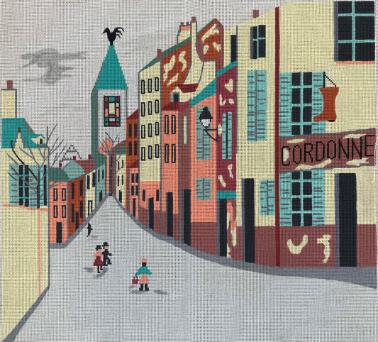 City Streets - Handpainted