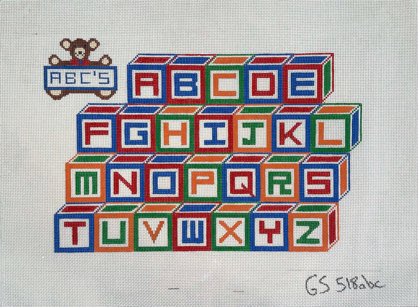Children's Alphabet by Gone Stitching