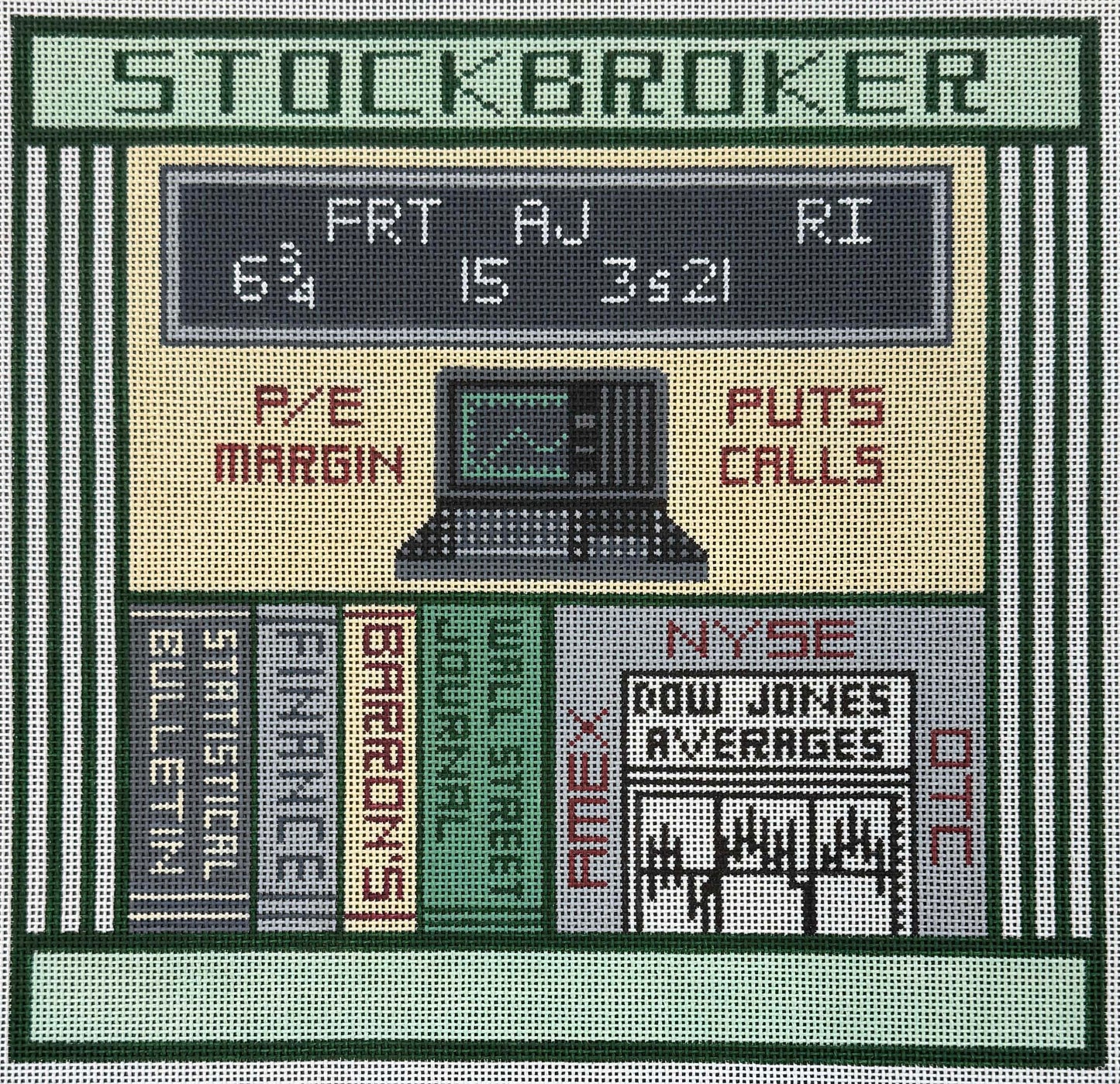 Stockbroker Large Career Plaque