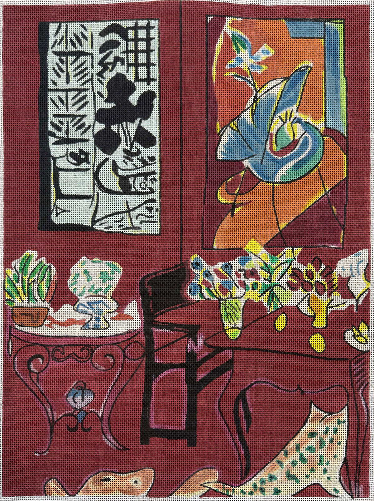 Art Adaption of Large Red Interior by Matisse