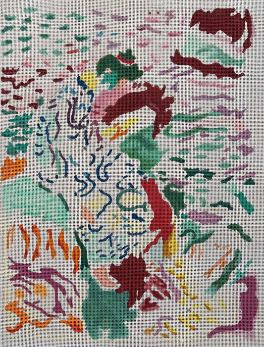 Art. Adaption of La Japonaise: Woman beside the Water by Matisse