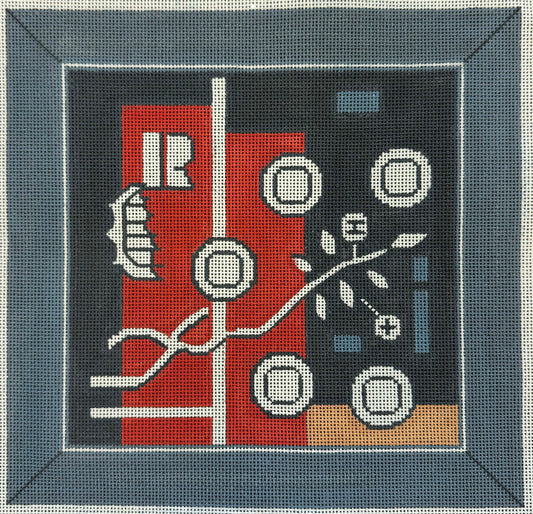 Vintage Aviva Canvas - Abstract