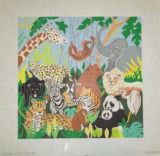 Animal Kingdom - Handpainted
