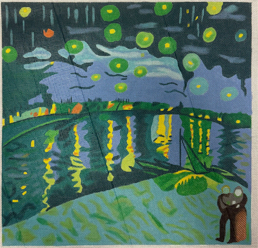 Starry Night Over the Rhône by Van Gogh