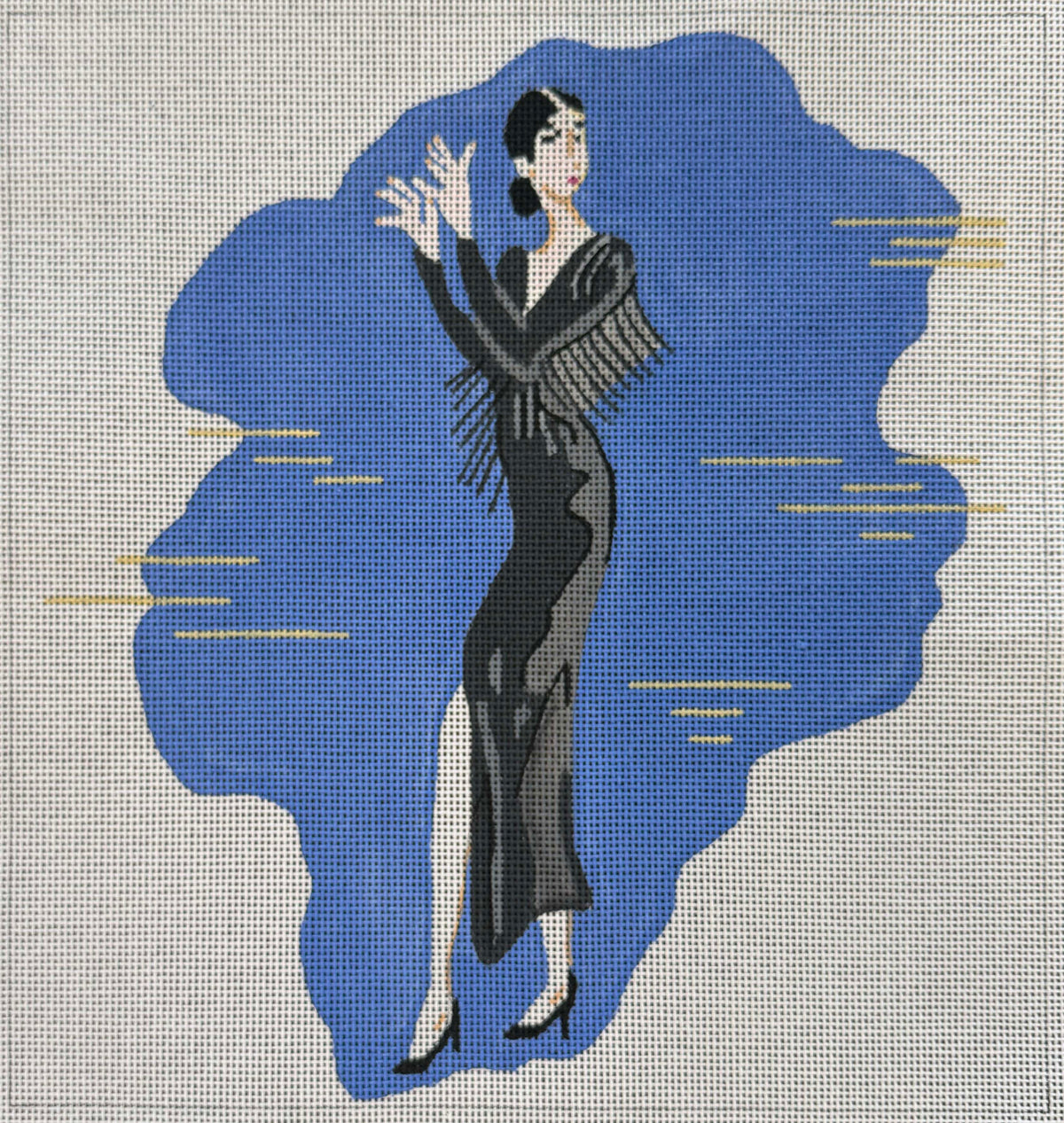 Vintage Canvas - Art Deco Dancing Woman