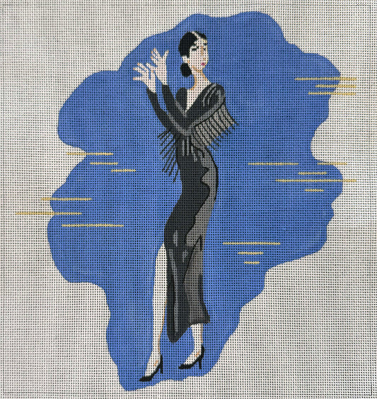Vintage Canvas - Art Deco Dancing Woman