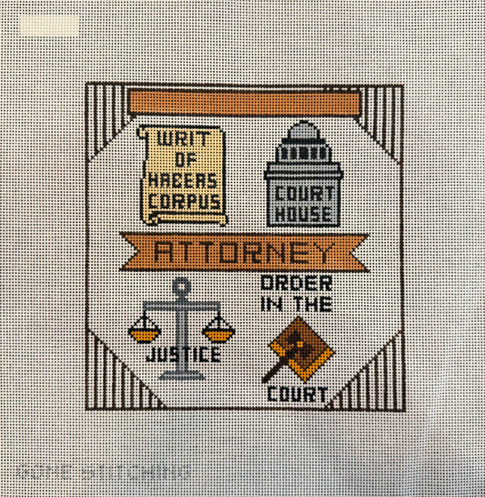 Attorney Small Career Plaque
