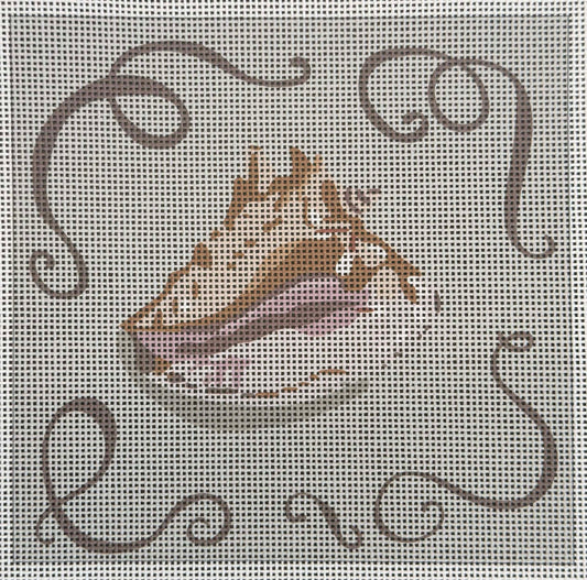 Vintage Canvas - Shell Pillow - UV Printed