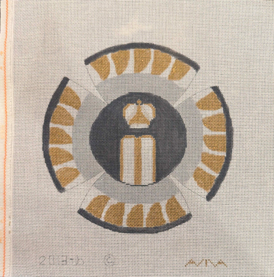 Crown and Tablet Kippa