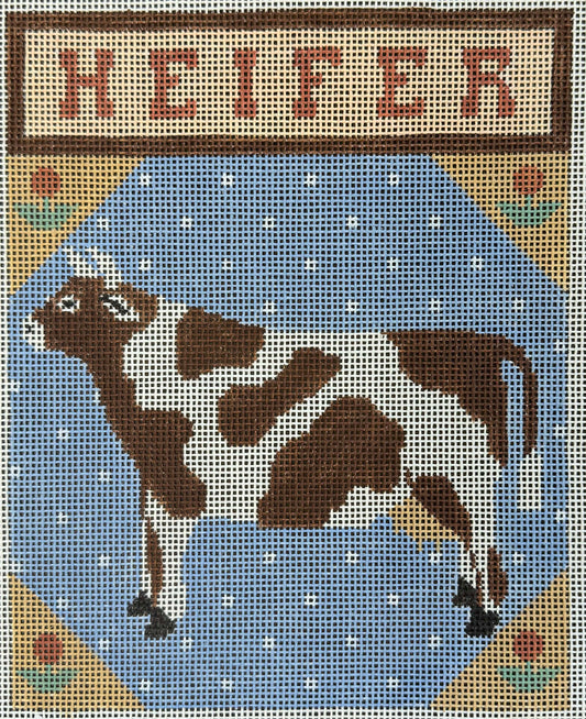 Vintage Canvas - Country Kitsch Cow