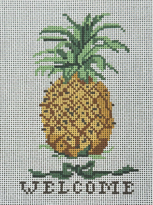 Vintage Canvas - Welcome Pineapple