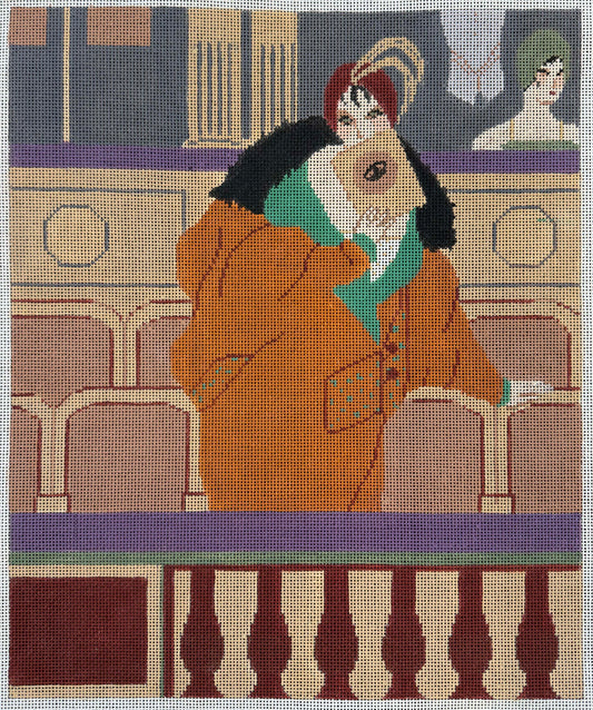 Vintage Canvas - Flapper Lady