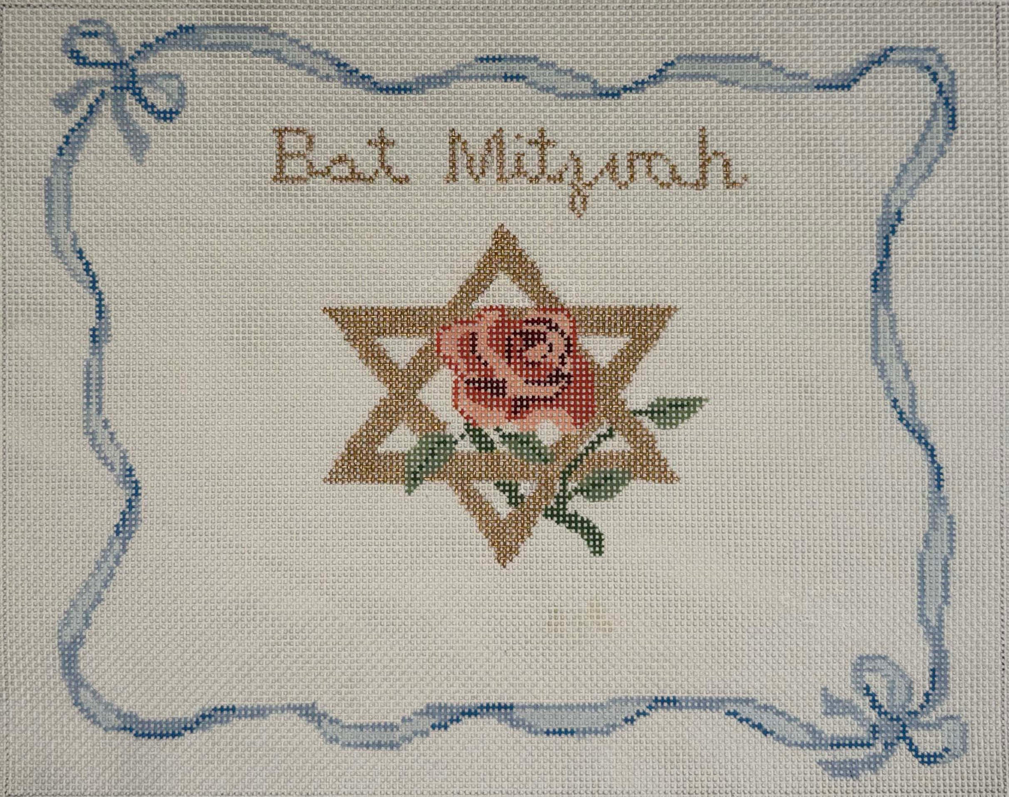 Rose and Ribbon Bat Mitzvah Tallit