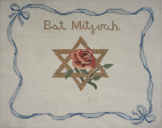 Rose and Ribbon Bat Mitzvah Tallit