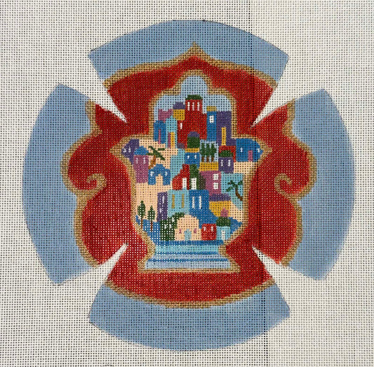 Jerusalem Hamsa Kippa