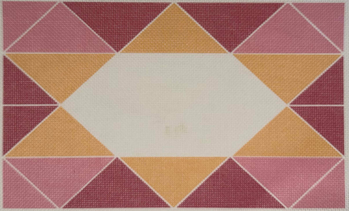 Yellow, Pink, and White Tallit