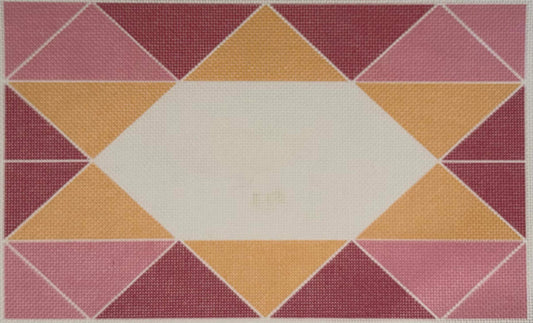 Yellow, Pink, and White Tallit