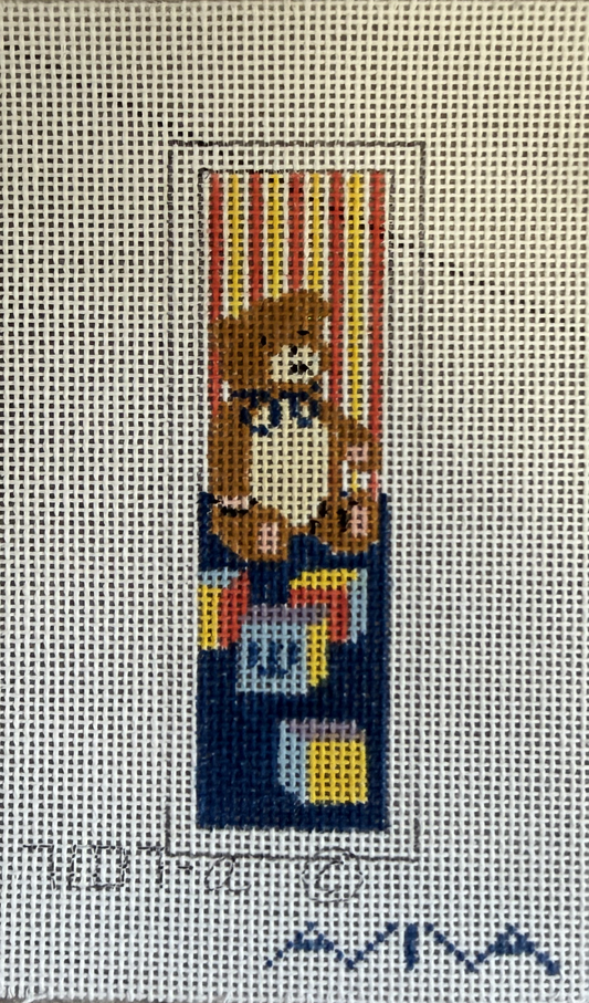 Teddy Bear and Building Blocks Mezuzah - 18 Count
