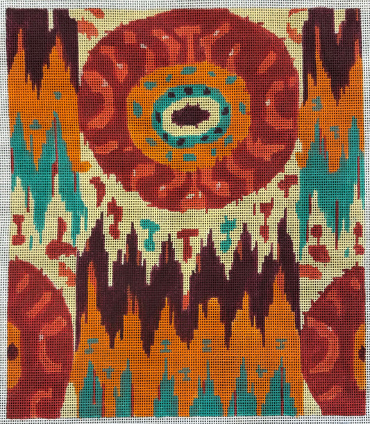 Vintage Aviva Canvas - Abstract #4
