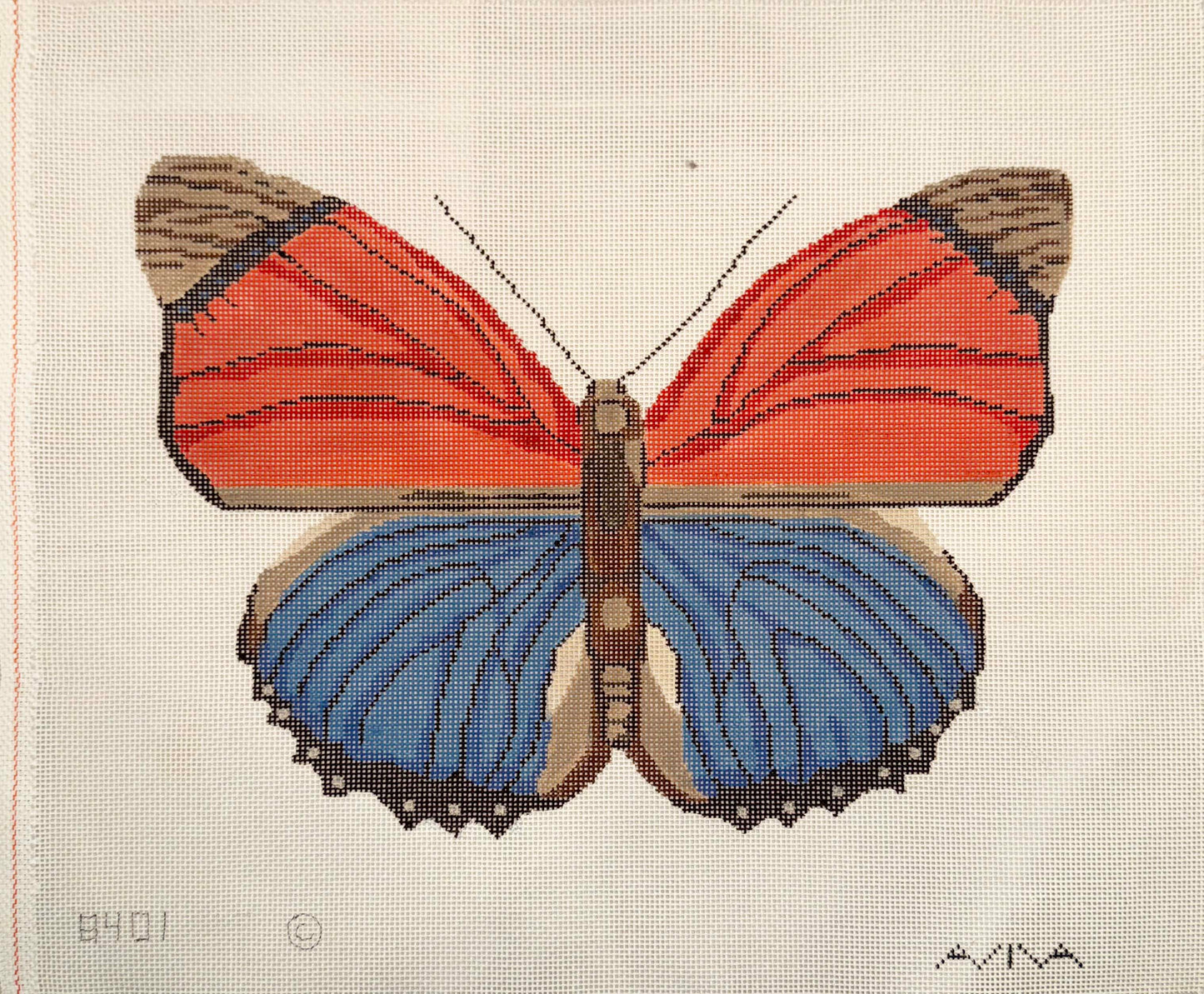 Red and Blue Butterfly