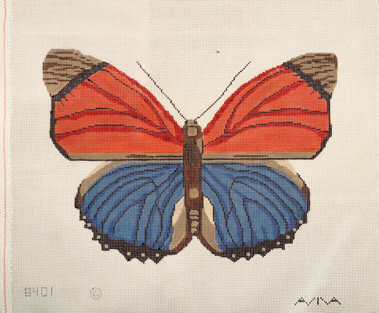 Red and Blue Butterfly