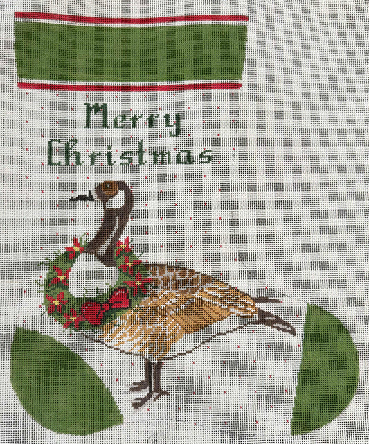 Large Stocking Christmas Goose