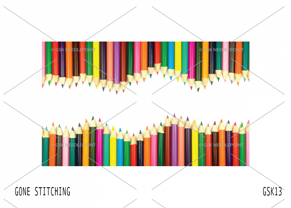 Colored pencil stand up