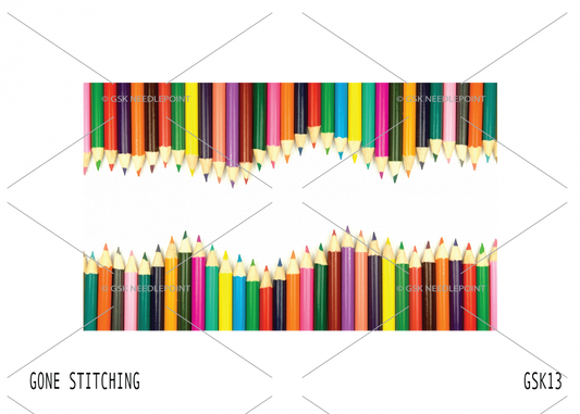 Colored pencil stand up