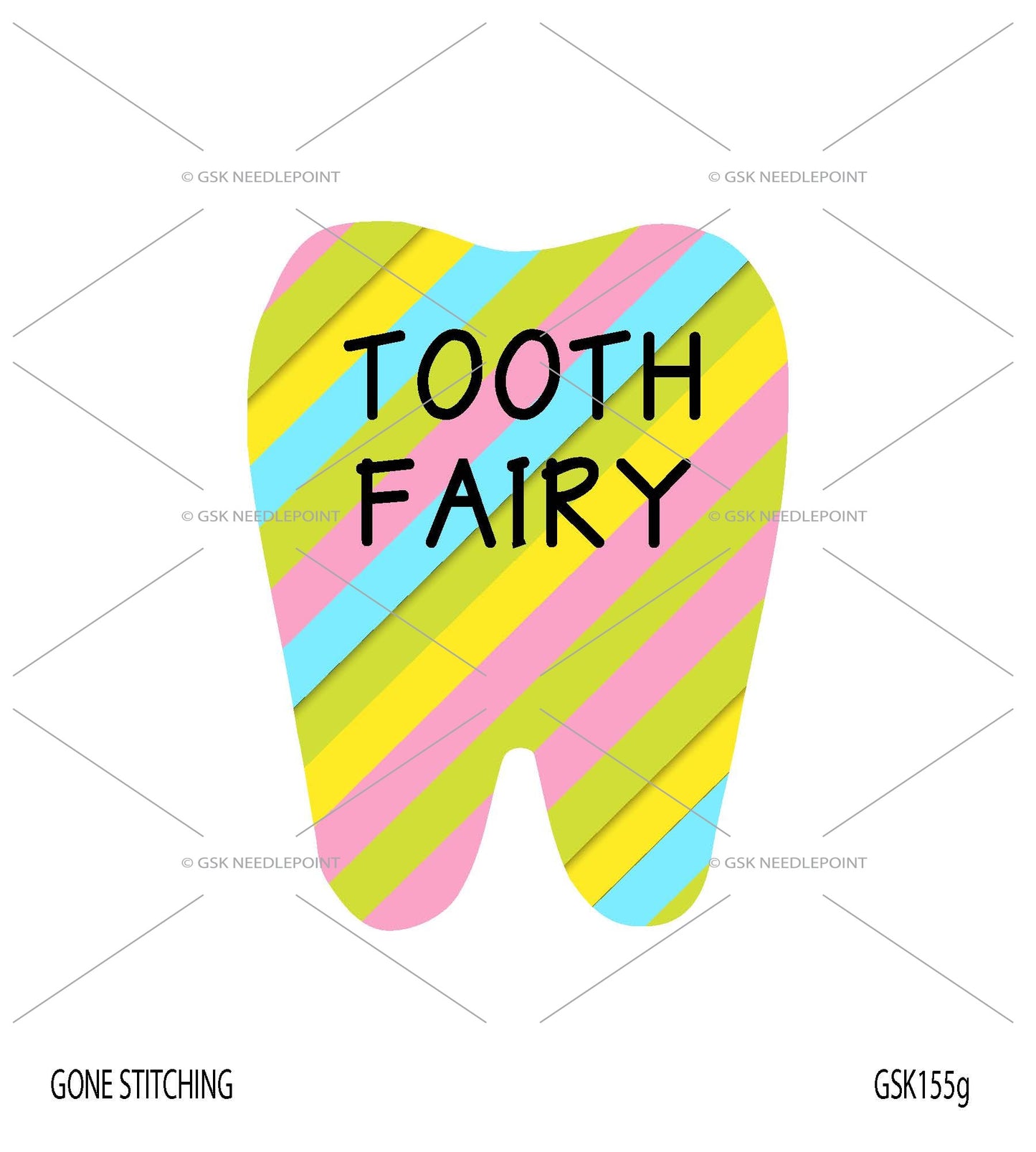 Striped Tooth Fairy Pillow 155G