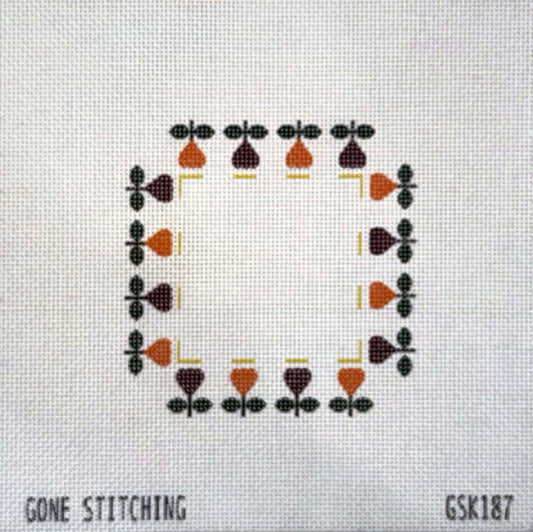 Floral Frame by Gone Stitching - UV Printed