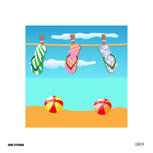 Flip Flops on the Beach