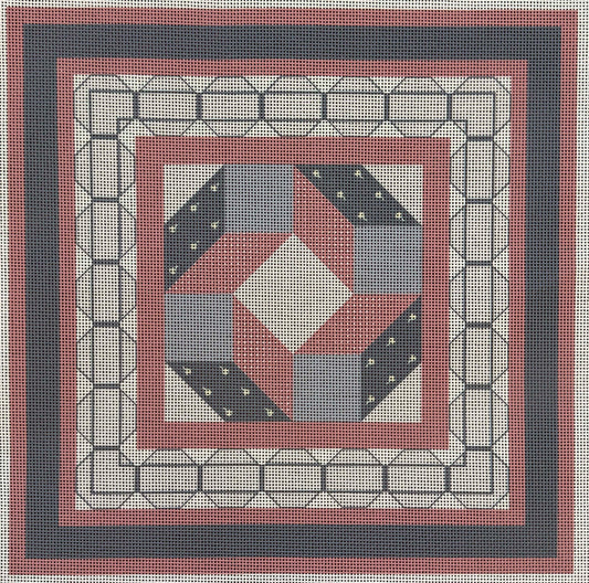 Quilt Geometric Canvas #2