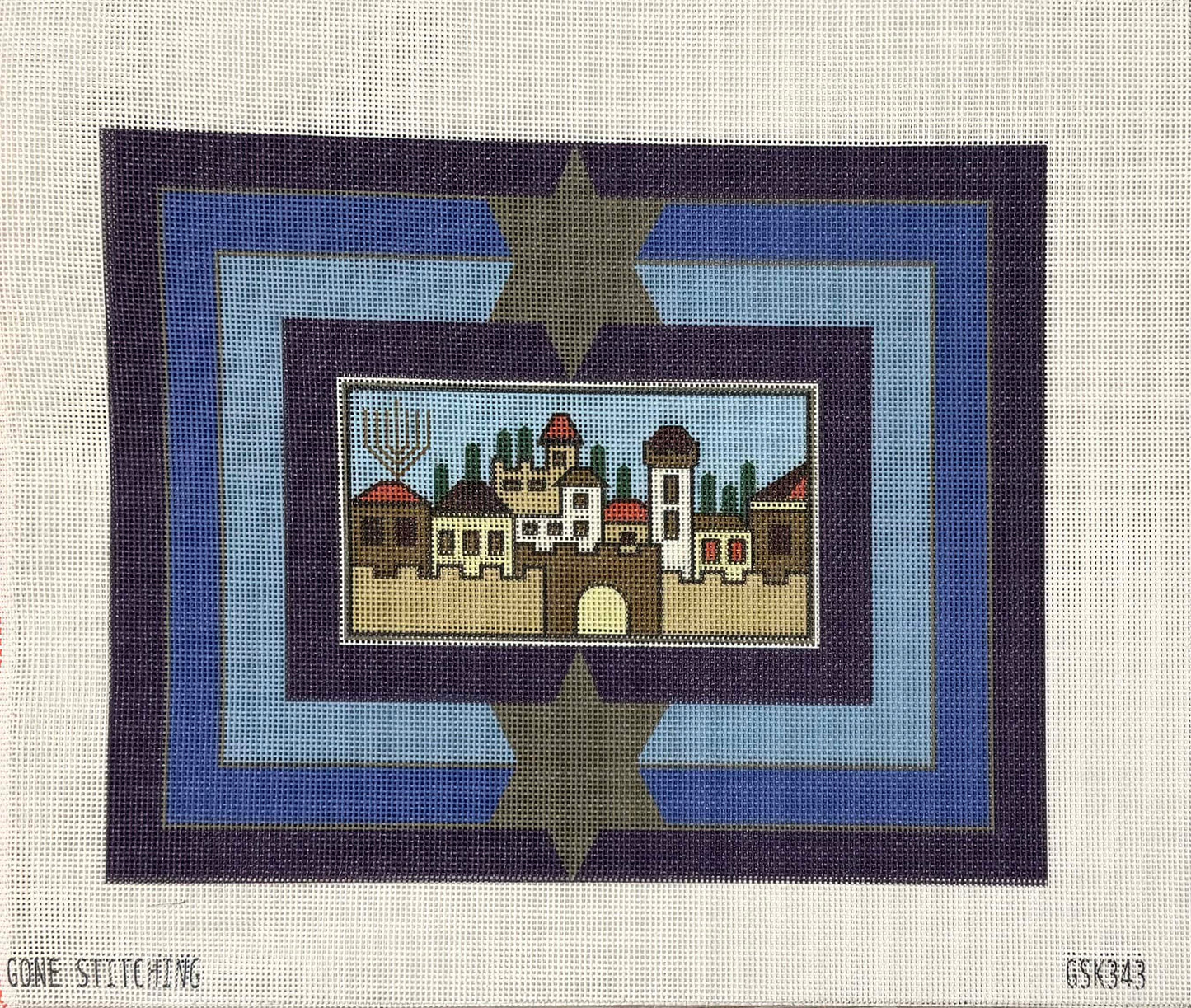 Star Over Jerusalem Tallit Bag - UV Printed