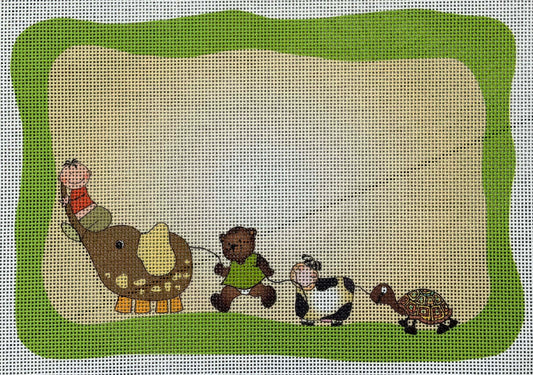 Animal Parade Birth Announcement - UV Printed
