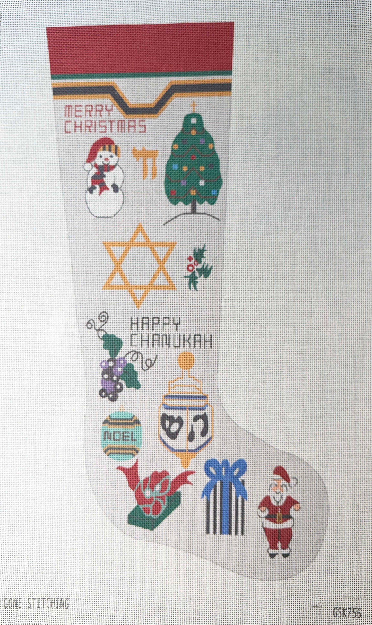 Christmas/Chanukah Stocking - UV Printed
