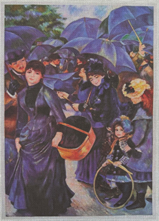 Art Adaption of Les Parapluies by Renoir Large - UV Printed