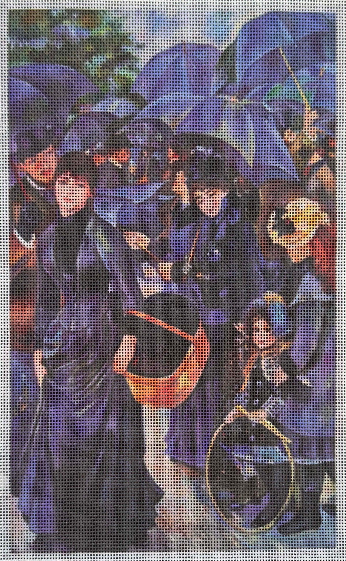 Art Adaption of Les Parapluies by Monet Small - UV Printed