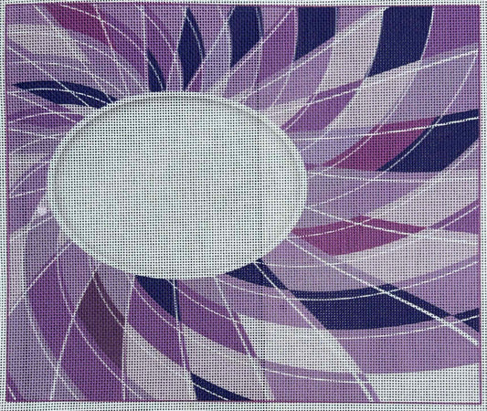 Flowing Purple Tallit - UV Printed