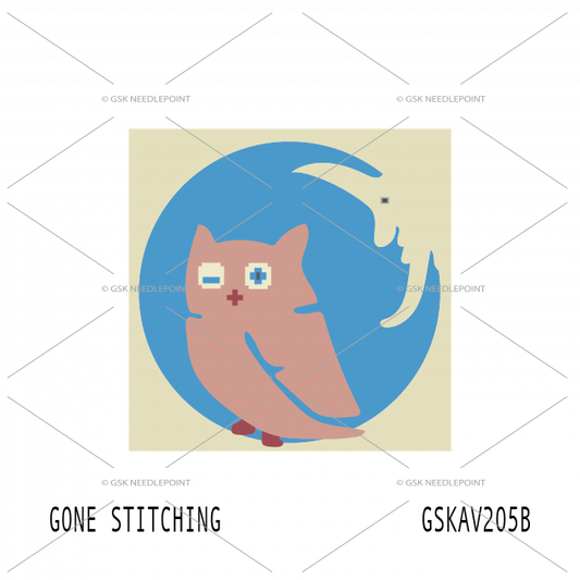 Beginner Canvas: Owl and Moon