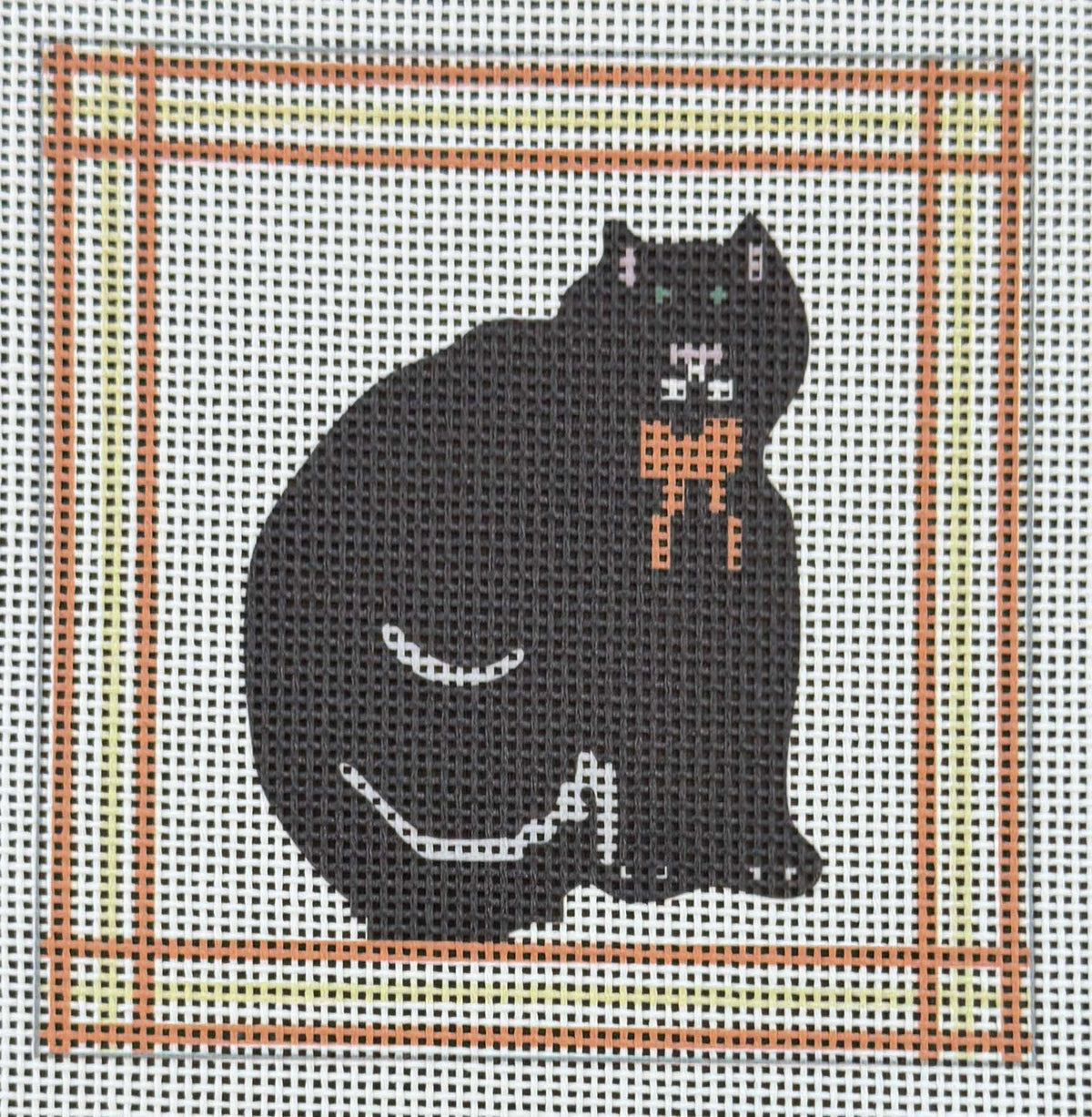 Vintage Canvas - Cat Square