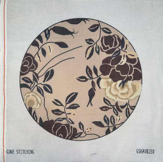Earth Tones Floral Round - UV Printed