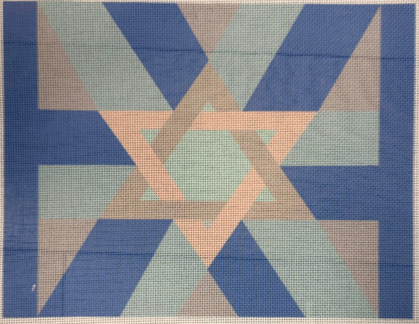 Silver/White Star Tallit - UV Printed