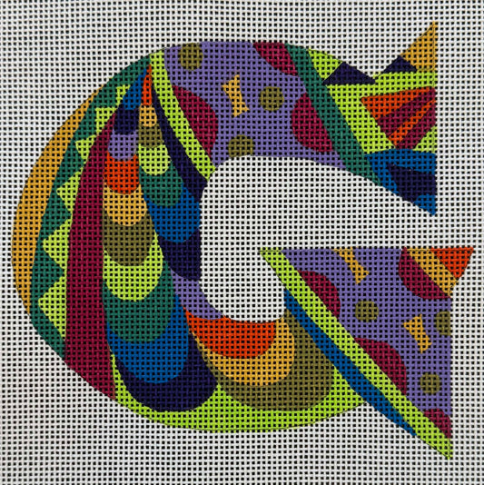 Designer Inspired Initials Letter G