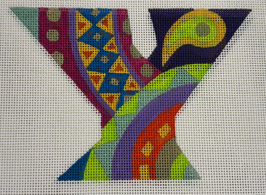 Designer Inspired Initials Letter Y